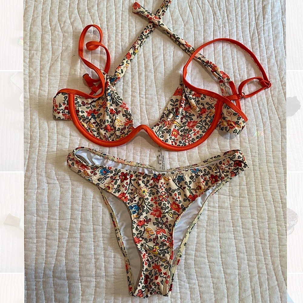 Multi colored bikini